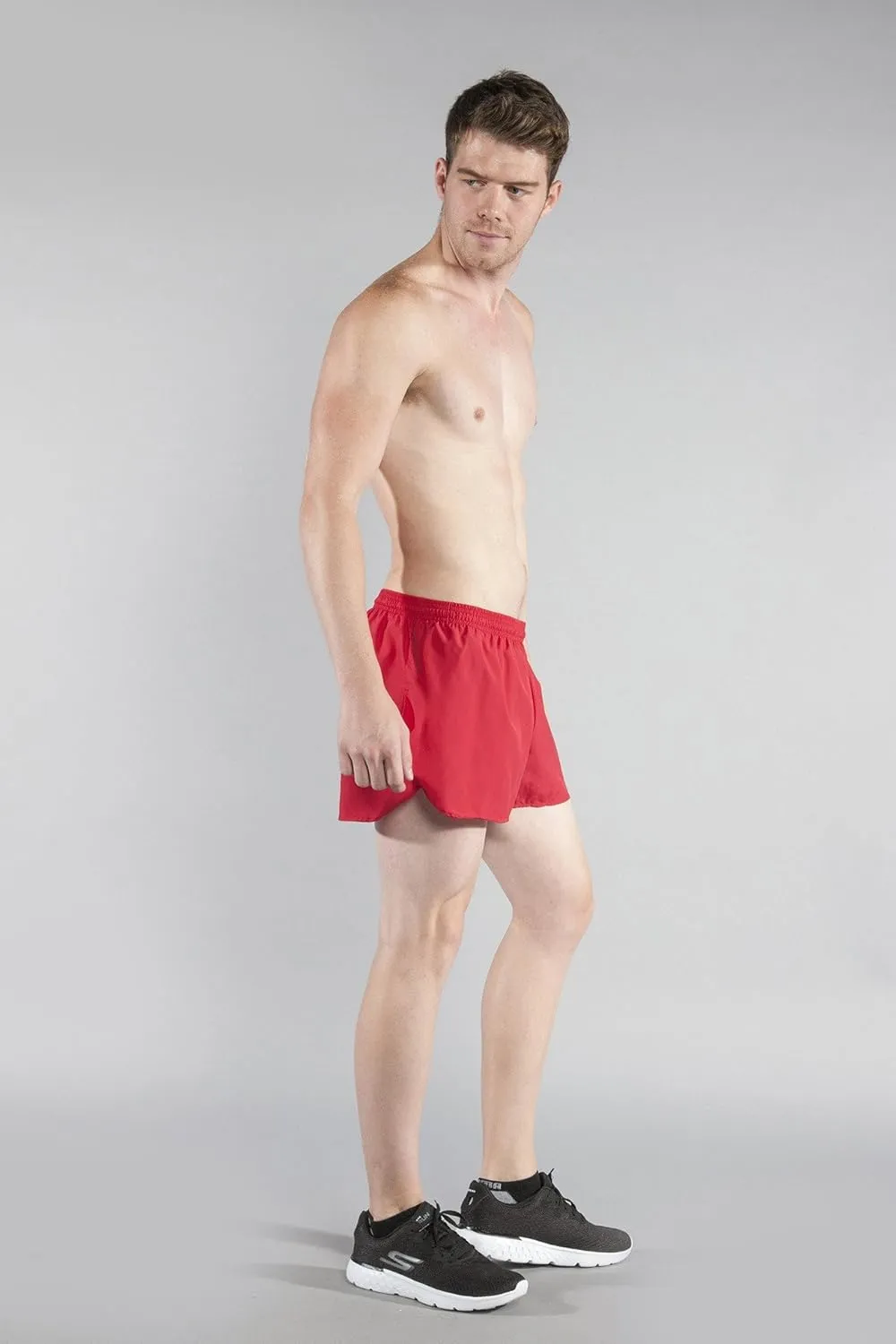 BOA Mens 3" Half Split Trainer Solid Running Short (1206B)