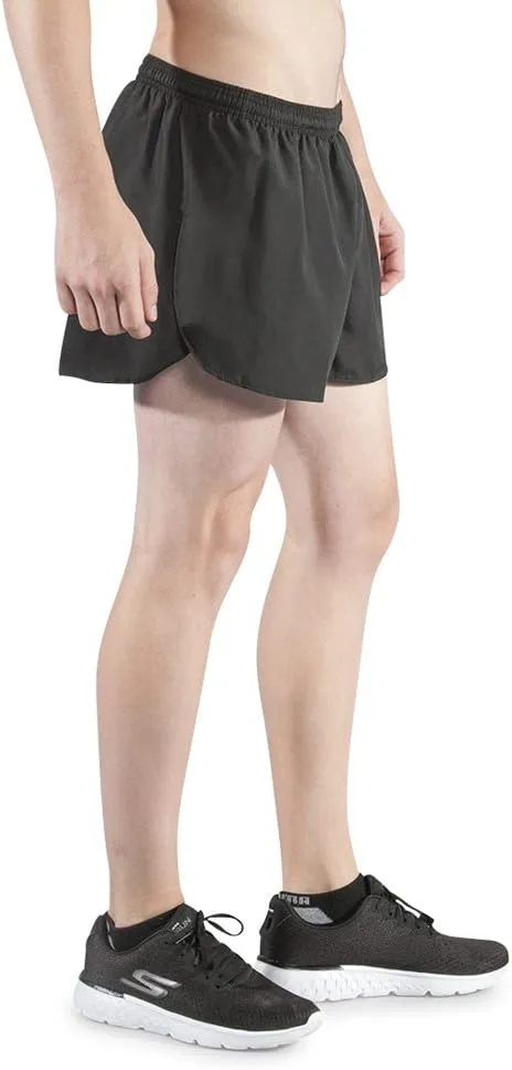 BOA Mens 3" Half Split Trainer Solid Running Short (1206B)