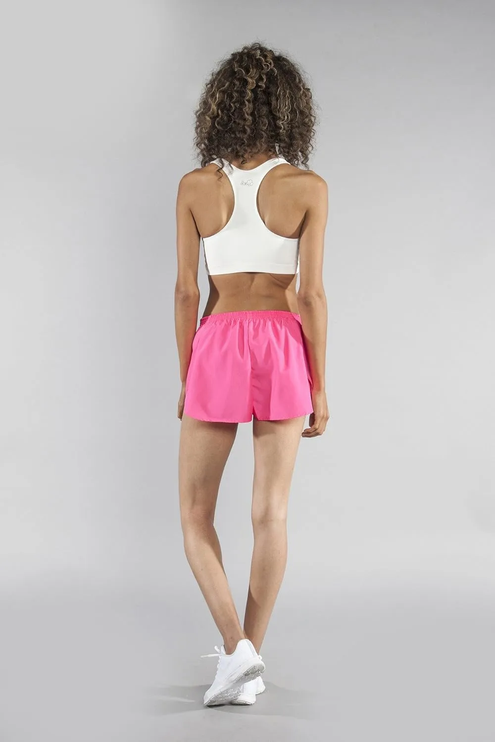 BOA Womens 1" Elite Split Solid Running Short (1001B)