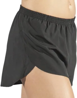 BOA Womens 1" Elite Split Solid Running Short (1001B)