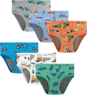 Boboking Boys Training Toddler Underwear Truck Potty Briefs For Boys Pack Of 6