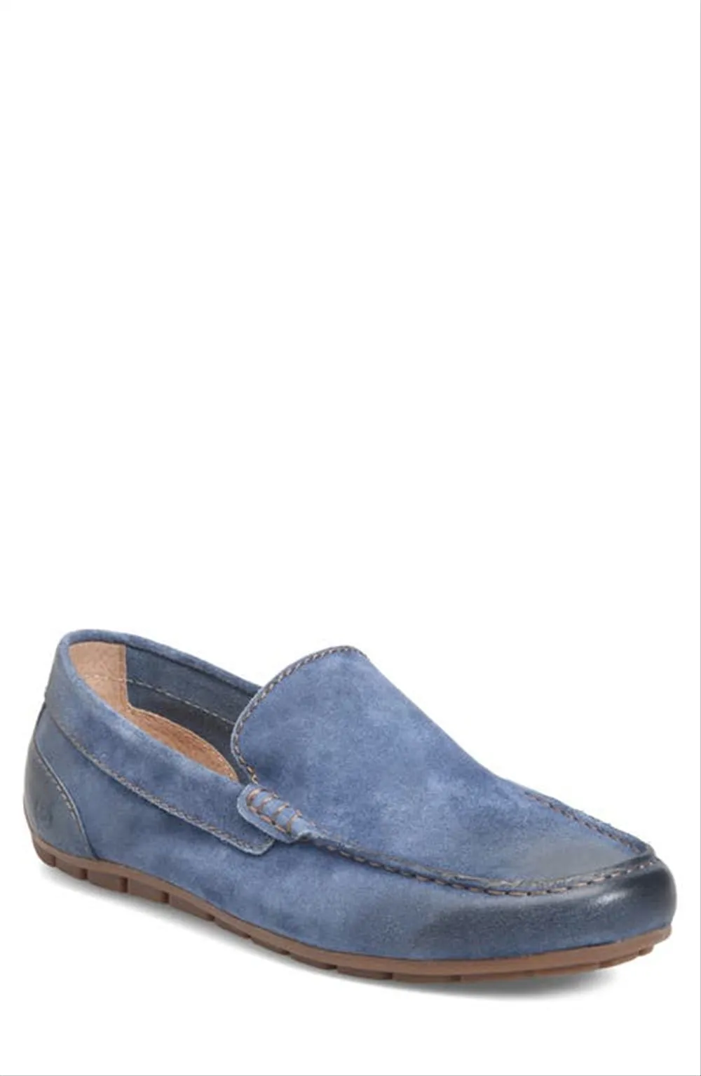 Børn Lucas Driving Loafer in Navy , Size 10.5