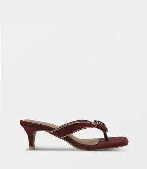 BW10365-MAROON-Women Chappal Heel
