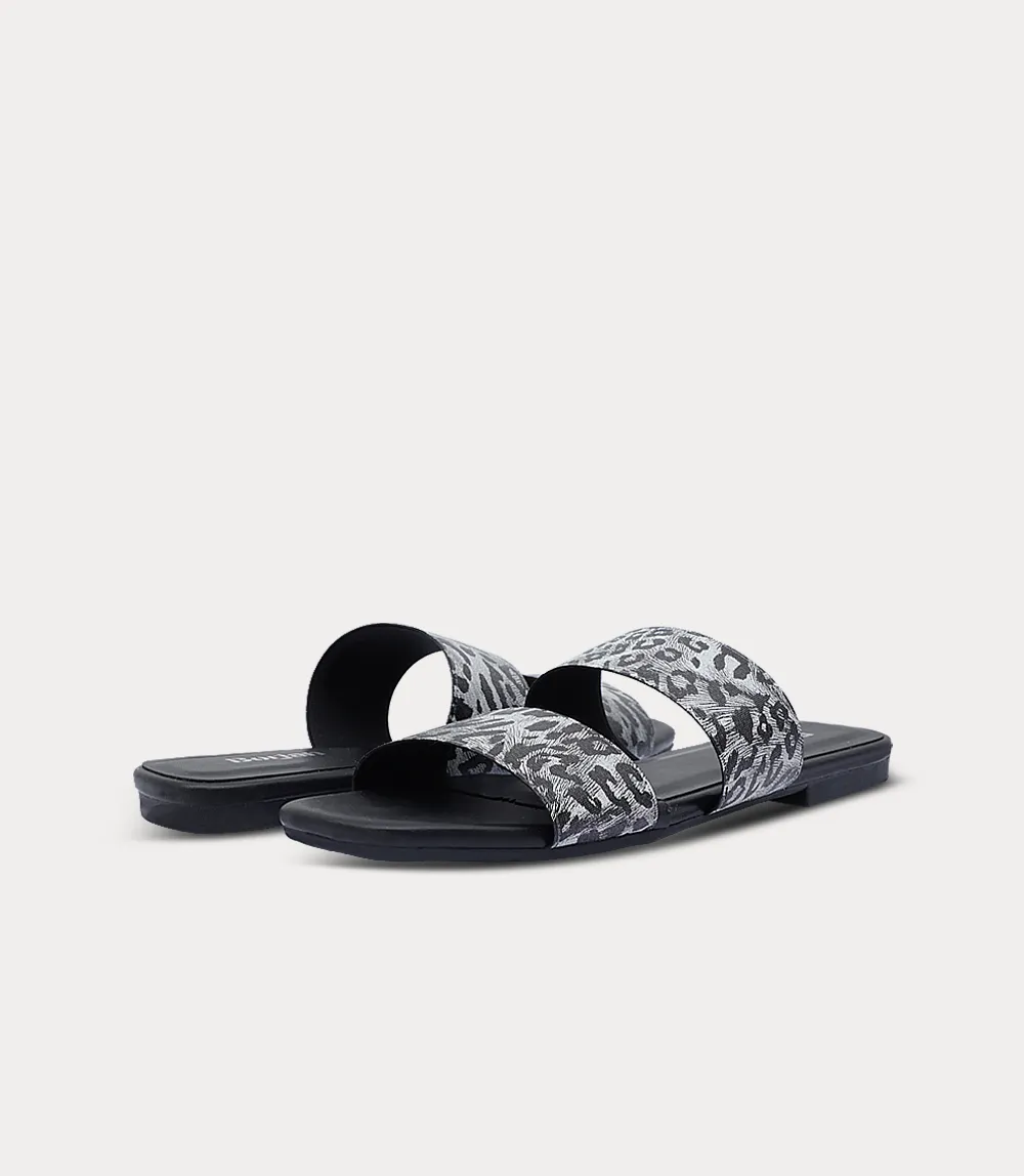 BW10451-BLACK-Women Slipper