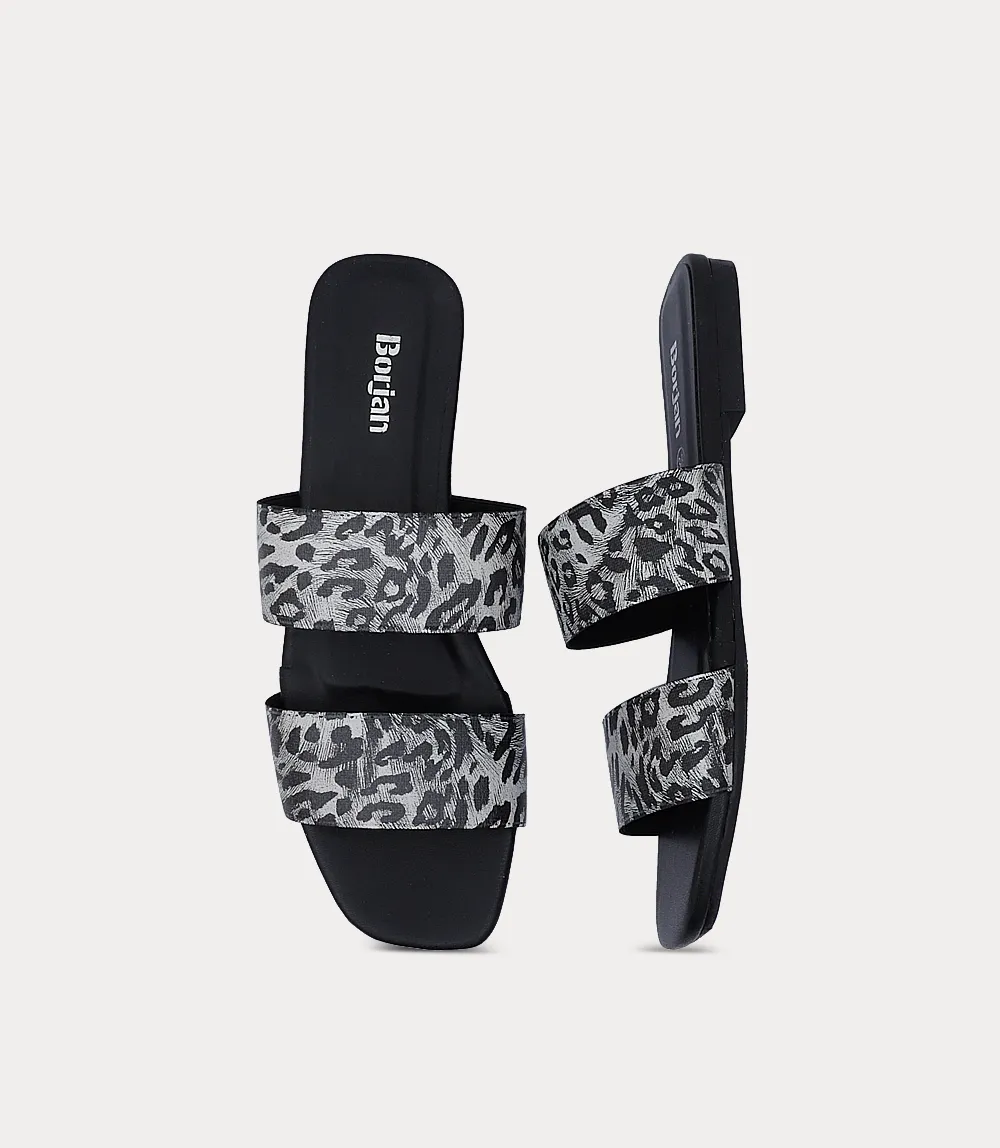BW10451-BLACK-Women Slipper