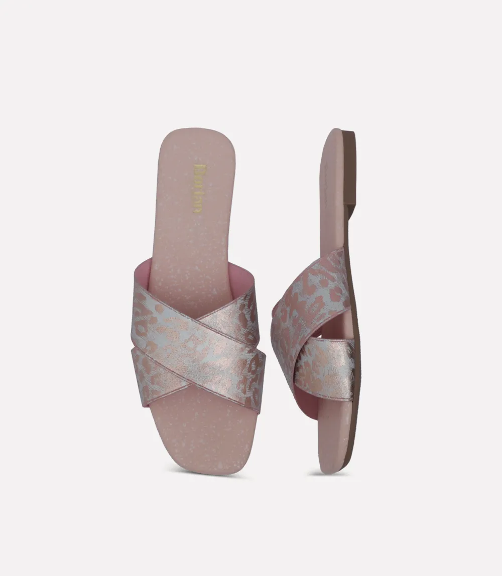 BW10452-PINK-Women Slipper
