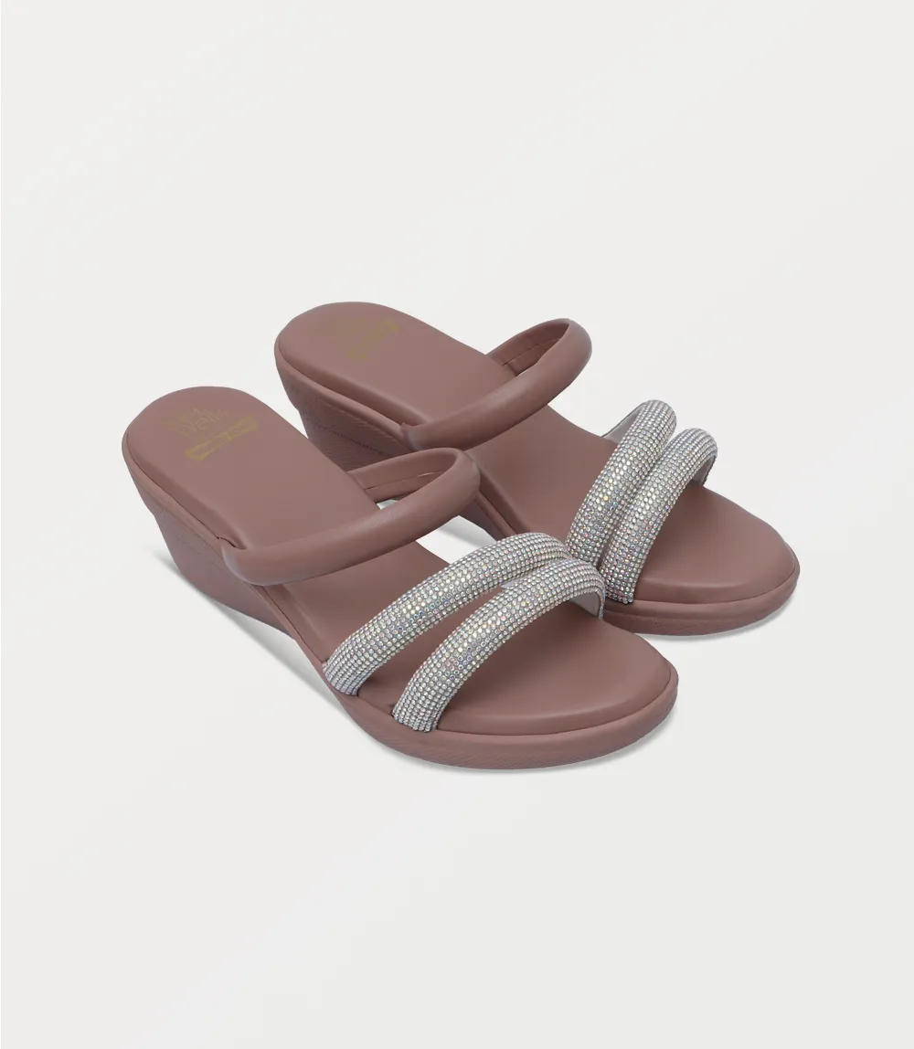 BW10465-BLUSH-Women Comfort Slipper