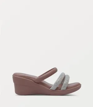 BW10465-BLUSH-Women Comfort Slipper