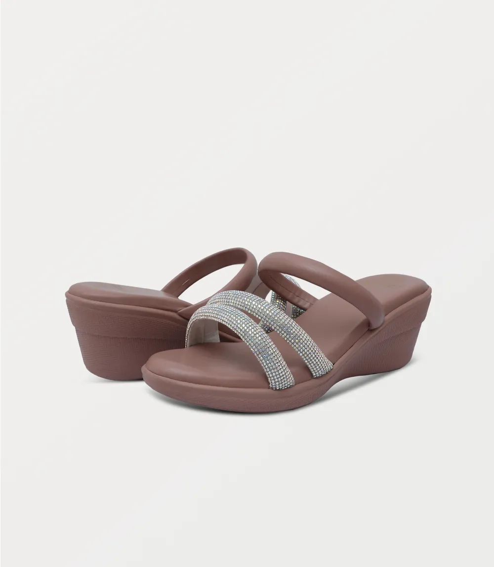 BW10465-BLUSH-Women Comfort Slipper