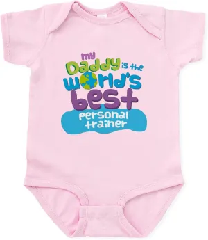CafePress Personal Trainer Gifts for Kids Infant Bodysuit Cute Infant Bodysuit Baby Romper