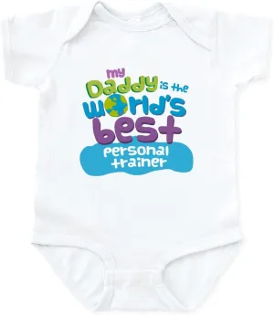 CafePress Personal Trainer Gifts for Kids Infant Bodysuit Cute Infant Bodysuit Baby Romper