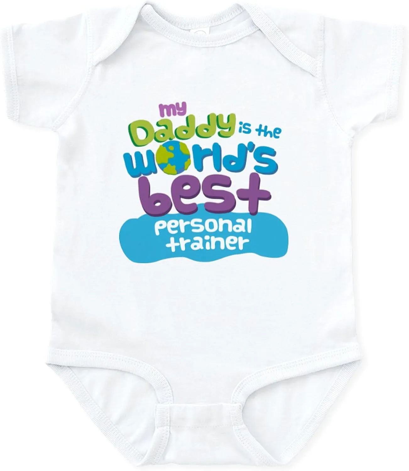 CafePress Personal Trainer Gifts for Kids Infant Bodysuit Cute Infant Bodysuit Baby Romper