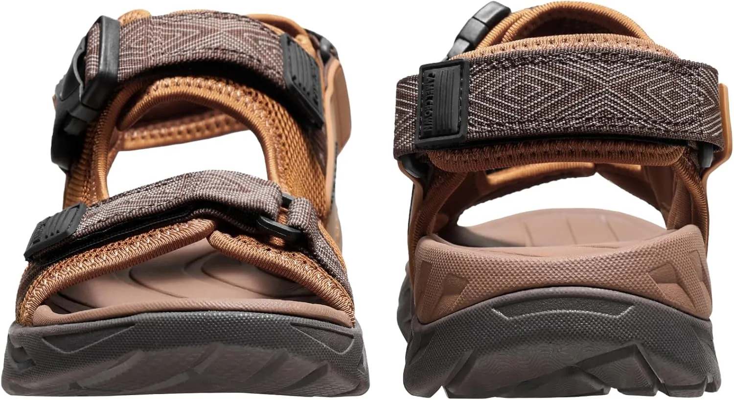 CAMEL CROWN Hiking Sandals for Men with Adjustable Strap Man Walking Sandal Arch Support Sports Sandals Breathable Mesh Beach Sandal