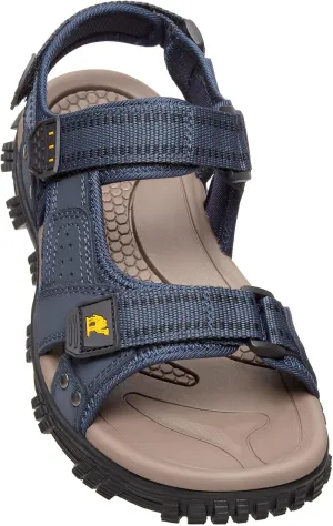 CAMEL CROWN Men's Water Sandals Waterproof Arch Support Hiking Sandals Comfort Leather Sandals Adjustable Athletic Outdoor Sandals for Summer Beach Trail Walking
