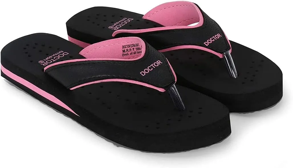 Care Diabetic Orthopedic Pregnancy Flat Super Comfort Dr Flipflops and House Slippers For Women's and Girl's D-18