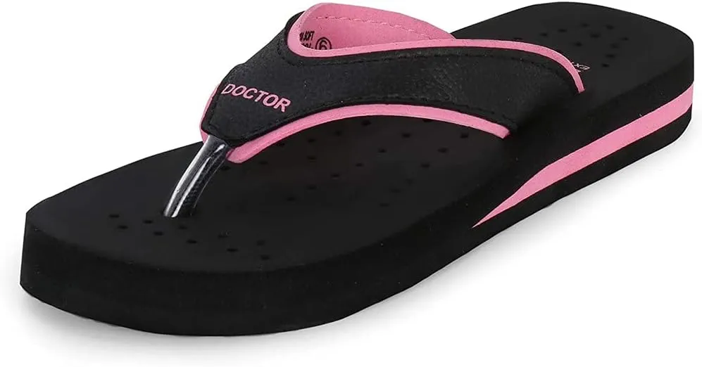 Care Diabetic Orthopedic Pregnancy Flat Super Comfort Dr Flipflops and House Slippers For Women's and Girl's D-18