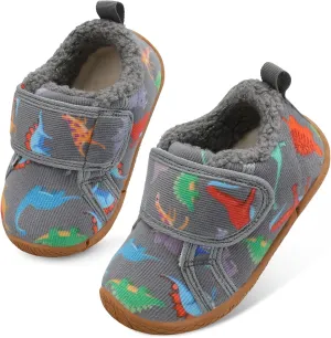 Centipede Demon Toddler Slippers for Girls Boys Fuzzy Kids House Shoes Warm Home Indoor Shoes Cozy Winter Slipper Sneakers Fleece Rubber Sole Outdoor Walking Shoes