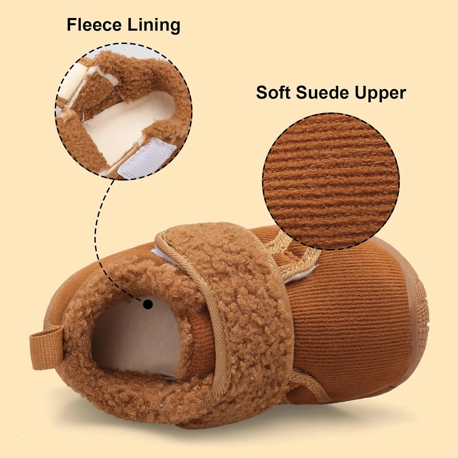 Centipede Demon Toddler Slippers for Girls Boys Fuzzy Kids House Shoes Warm Home Indoor Shoes Cozy Winter Slipper Sneakers Fleece Rubber Sole Outdoor Walking Shoes
