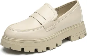 Cestfini Platform Chunky Loafers for Women