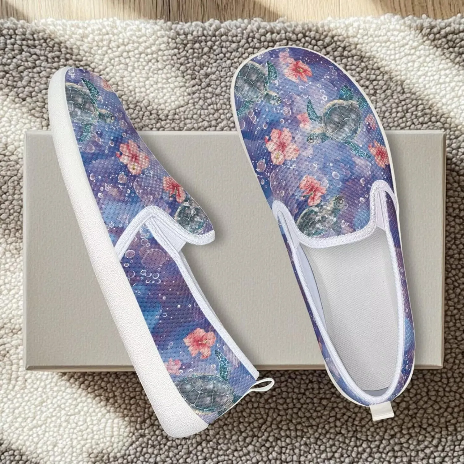chaqlin Loafers for Women Flat Drop in Low Top Clipper Slip On Beach Travel Comfy Tennis Shoes Fashion Dress Loafers