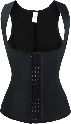 Charmian Women's Latex Underbust Waist Training Steel Boned Shapewear Corset