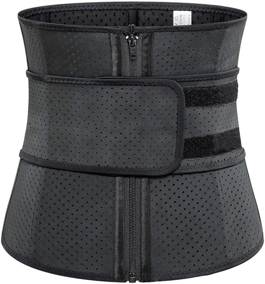 Charmian Women's Waist Trainer Belt for Weight Loss Abdominal Belt with Adjustable Velcro Waist Trimmer Wrap