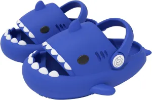 ChayChax Boys Girl Cloud Shark Slides Non-Slip Novelty Open Toe Sandals Extremely Comfy Cushioned Thick Sole Cute Cartoon Shower Slippers Indoor & Outdoor