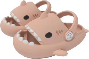 ChayChax Boys Girl Cloud Shark Slides Non-Slip Novelty Open Toe Sandals Extremely Comfy Cushioned Thick Sole Cute Cartoon Shower Slippers Indoor & Outdoor