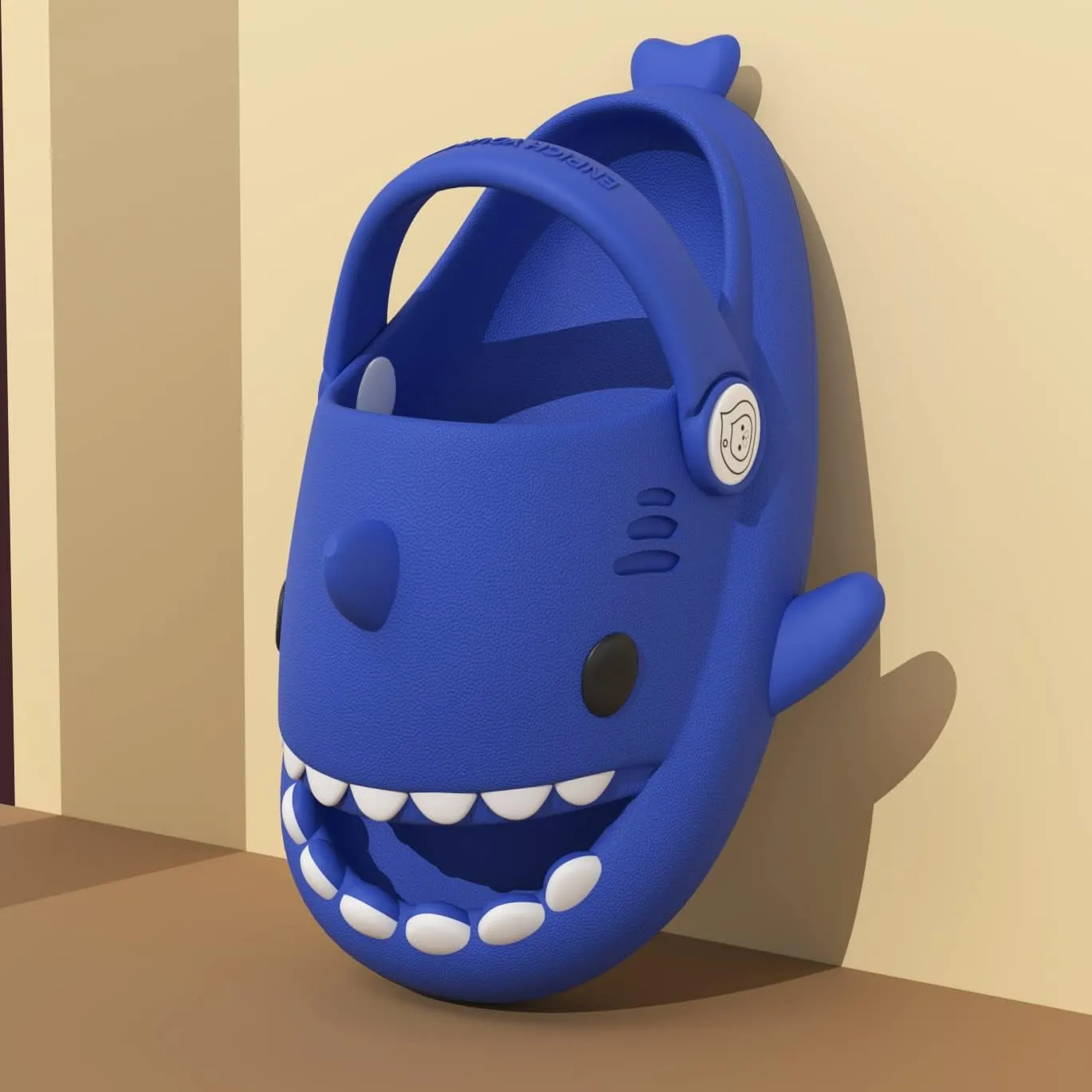 ChayChax Boys Girl Cloud Shark Slides Non-Slip Novelty Open Toe Sandals Extremely Comfy Cushioned Thick Sole Cute Cartoon Shower Slippers Indoor & Outdoor