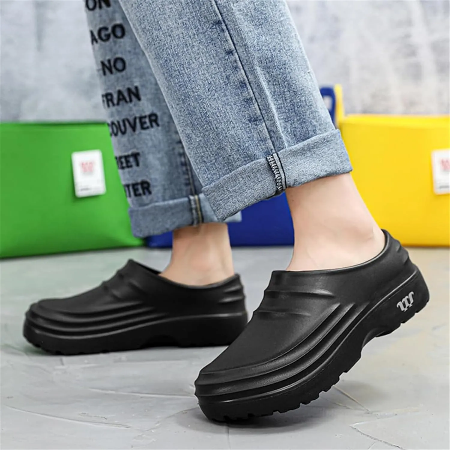 Chef Shoes for Men and Women Slip-Resistant Nursing Shoes Nurse Loafers Kitchen Restaurant Work Comfortable Lightweight & Waterproof Zapatos de Chef Clogs for Women