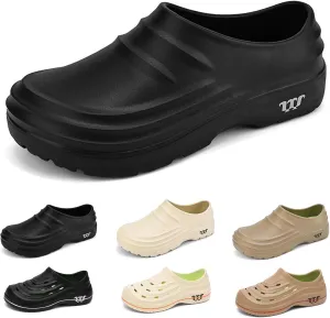 Chef Shoes for Men and Women Slip-Resistant Nursing Shoes Nurse Loafers Kitchen Restaurant Work Comfortable Lightweight & Waterproof Zapatos de Chef Clogs for Women