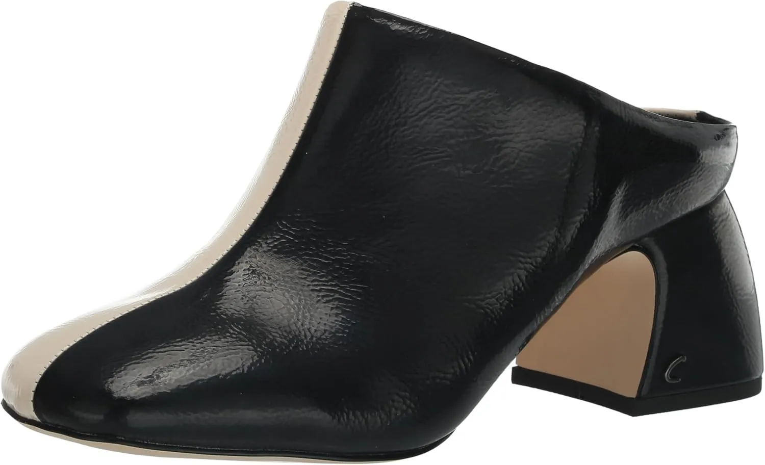Circus NY by Sam Edelman Women's Olsen Mule, Black/Vanilla Bean, 7.5