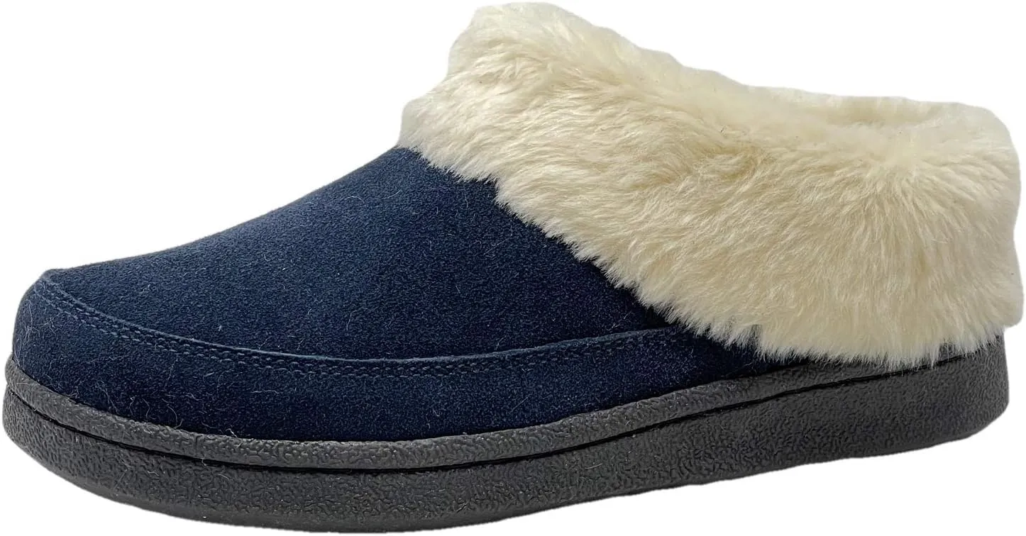 Clarks Women's, Faux Fur Lined Slipper Clog