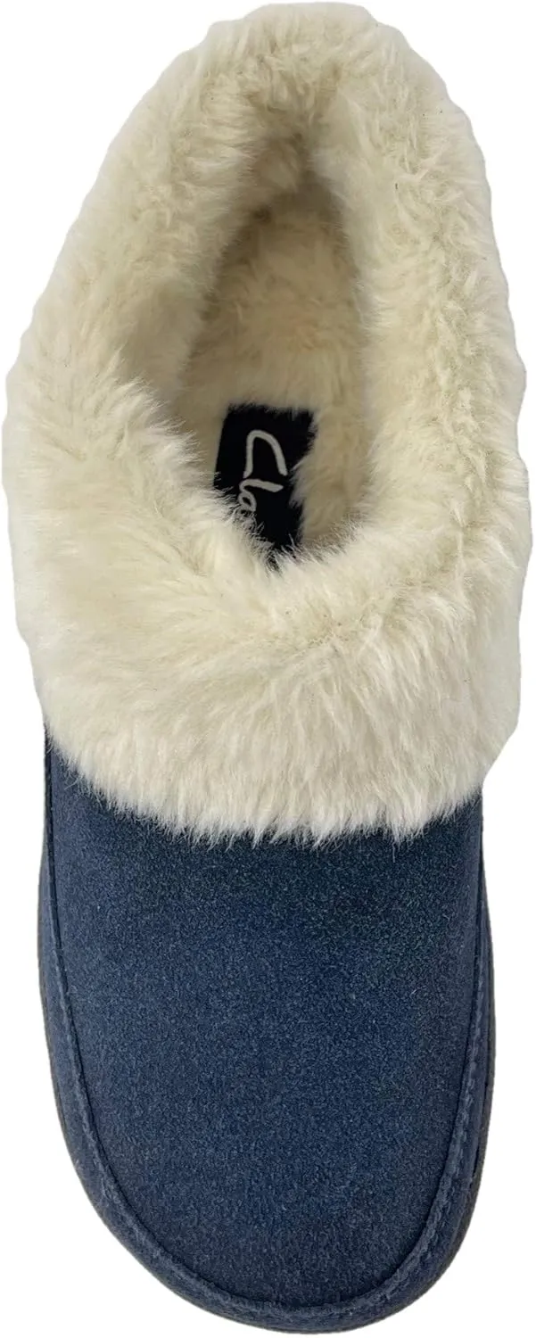 Clarks Women's, Faux Fur Lined Slipper Clog