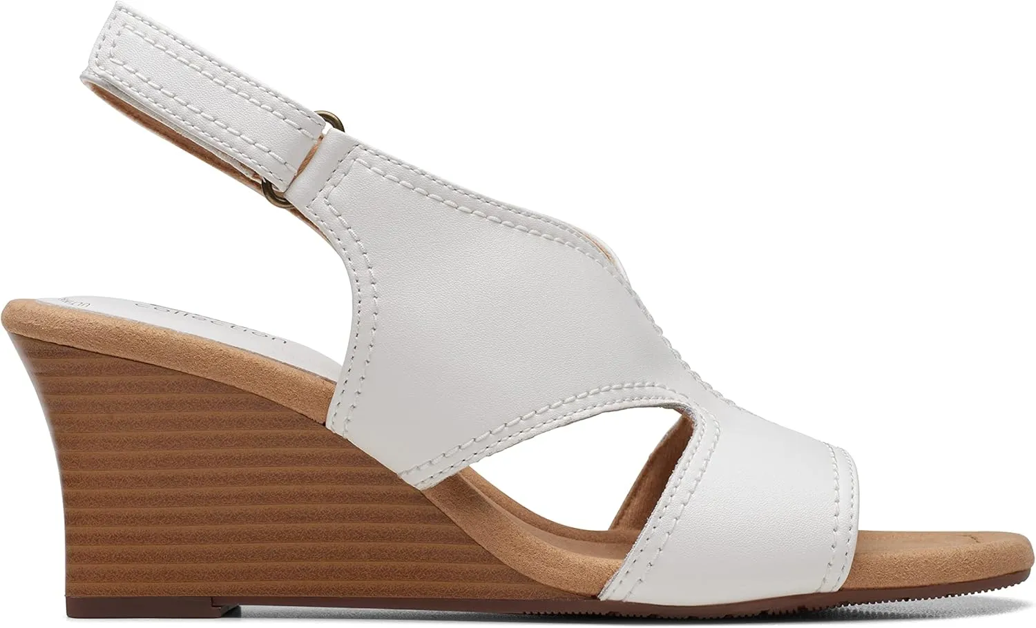 Clarks Womens Kyarra Aster Wedge Wedge Heels