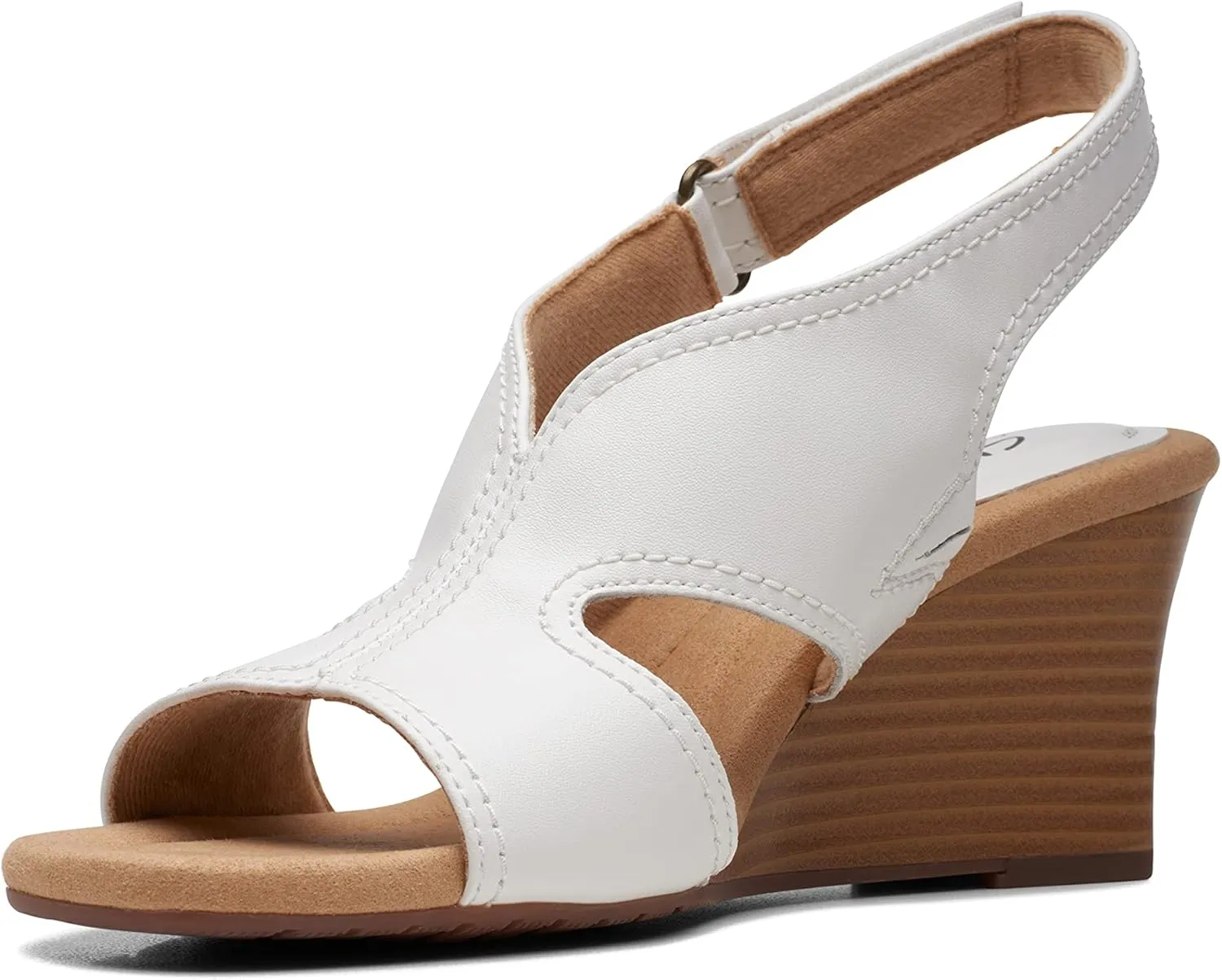 Clarks Womens Kyarra Aster Wedge Wedge Heels