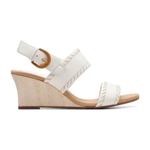 Clarks Women's Kyarra Rose White Leather