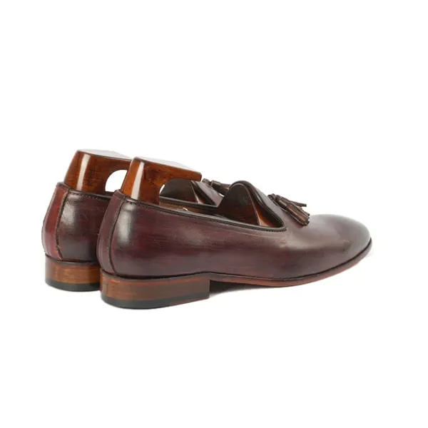 Classic Burgundy Leather Tassel Loafer