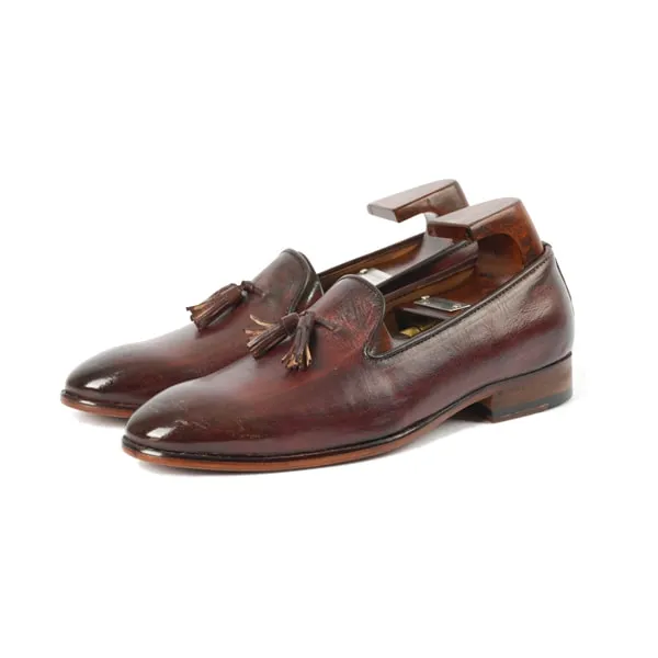 Classic Burgundy Leather Tassel Loafer