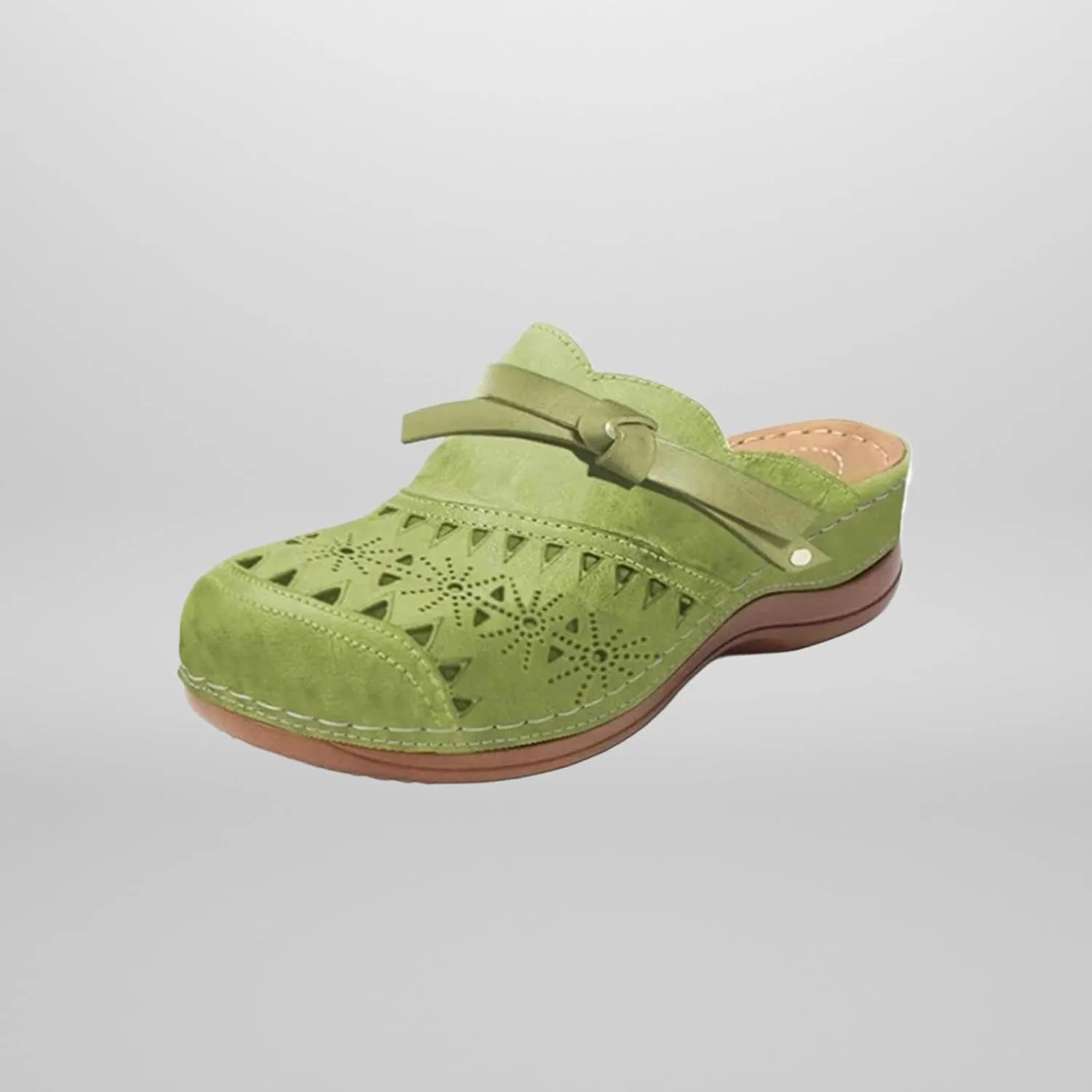 Clogs for Women Closed Toe Slip On Shoes Wide Wedge Sandals Hollow Out Slippers Arch Support Outdoor Beach Slipper Boho Comfortable Platform Outdoor Flats Sandals