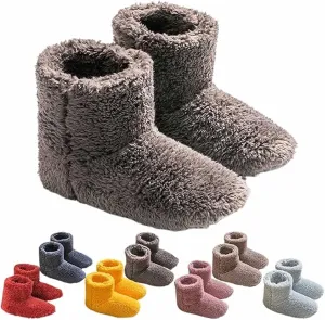 CLOUDEMO Boot Slippers for Women Indoor, Slipper Socks for Women, Cozy Warm Lined Non-Slip House Booties Slippers