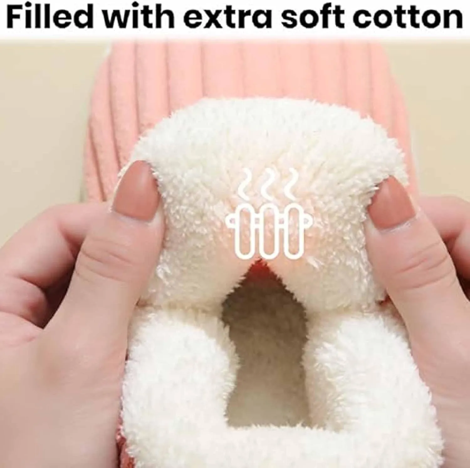 CLOUDEMO Sunmoine Cloud Slippers,Pillow Warm Fuzzy House Slippers, Anti-Skid Cozy Plush for Indoor Outdoor Warm Slippers (Grey,10-10.5)