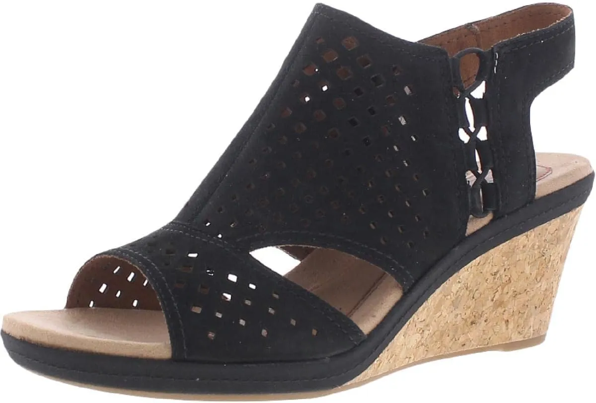 Cobb Hill Women's Janna Side Bungee Wedge Sandal