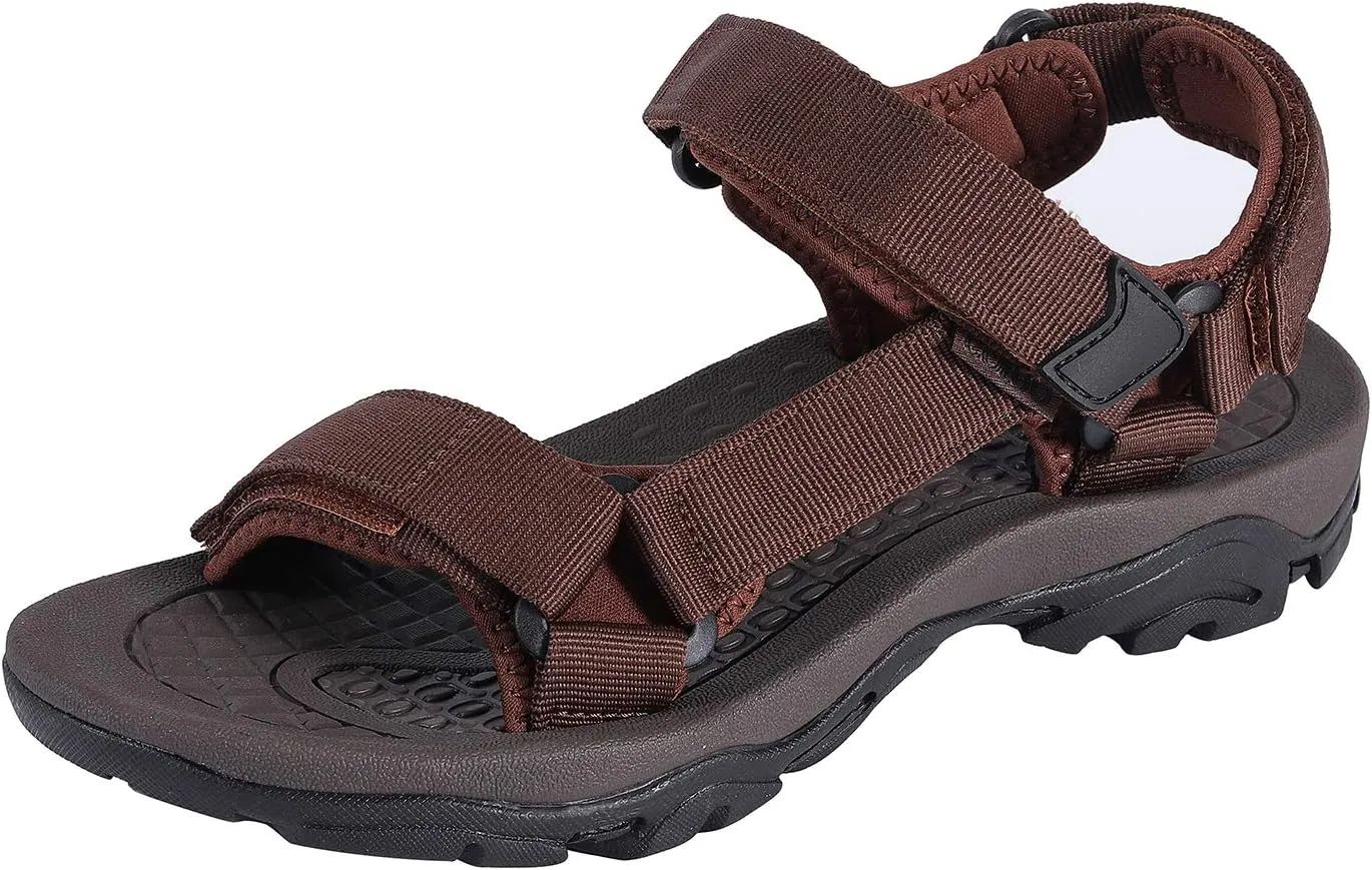 Colgo Men's Sport Sandals Comfort Classic Athletic Hiking Sandals with Arch Support Outdoor Wading Beach Water Shoes