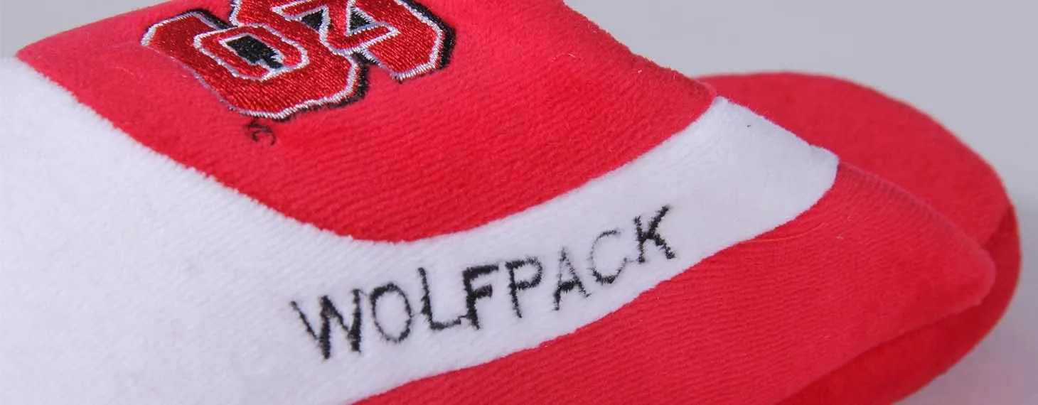 Comfy Feet NCAA Low Pro Stripe Slip On Slippers