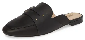 Convenient delivery Louise studded Loafer Mule-BLACK penny Women's Cie strap et Quick resolution toe Charriet squared