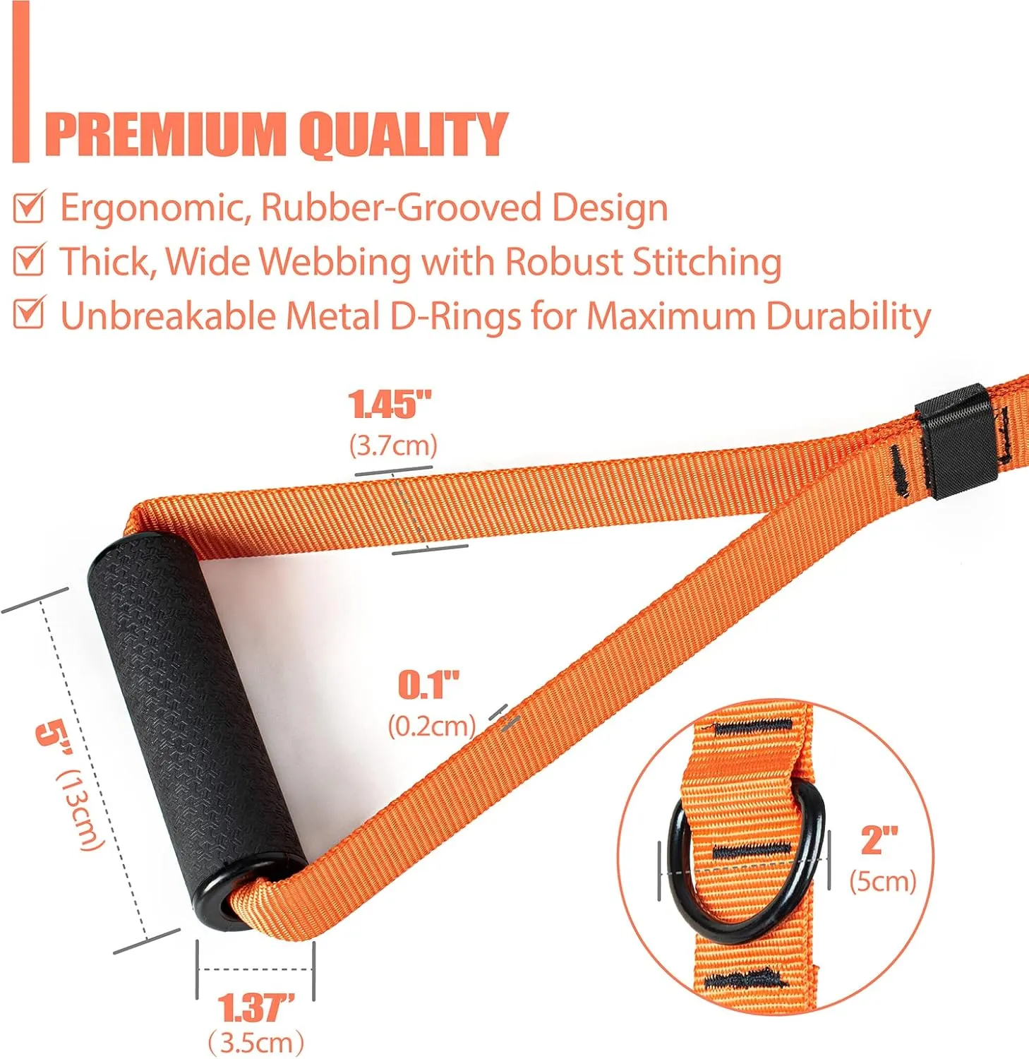 CoreSlings Cable Machine Handles with Finger Straps for gripping Forearm Strength Training, Workout Handles Cable attachments for Gym, Resistance Bands Handles.