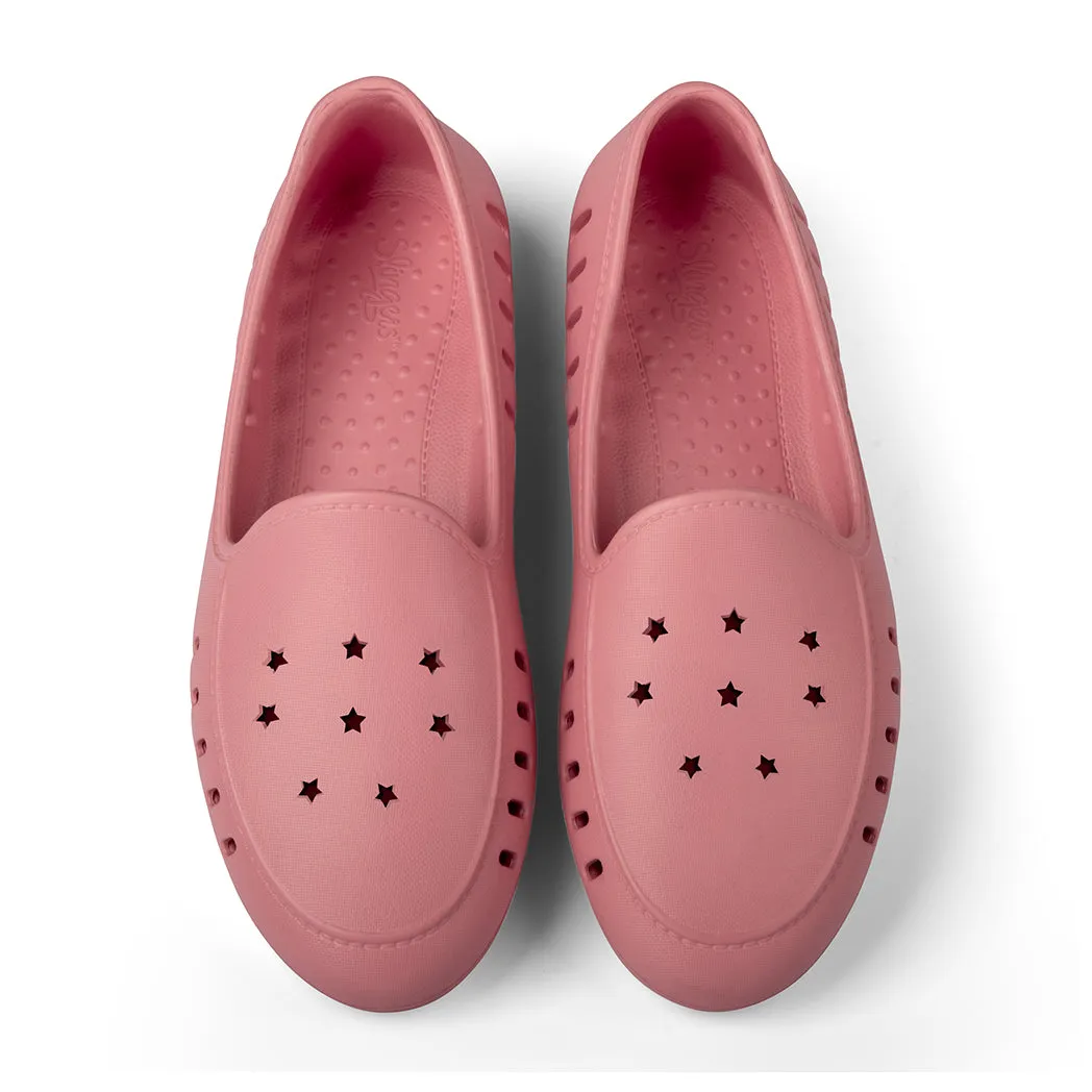 Cruise Loafer - Blush Pink Stars perforated / Waterproof