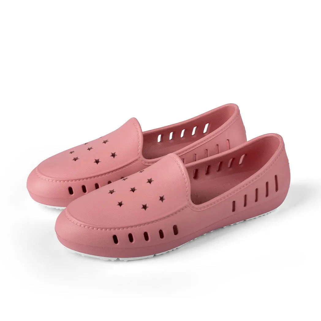 Cruise Loafer - Blush Pink Stars perforated / Waterproof
