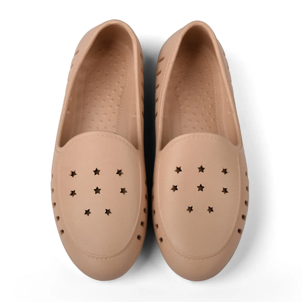 Cruise Loafer - Sand stars perforated / Waterproof